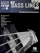 Bass Play Along #46 Best Bass Lines Ever Guitar and Fretted sheet music cover